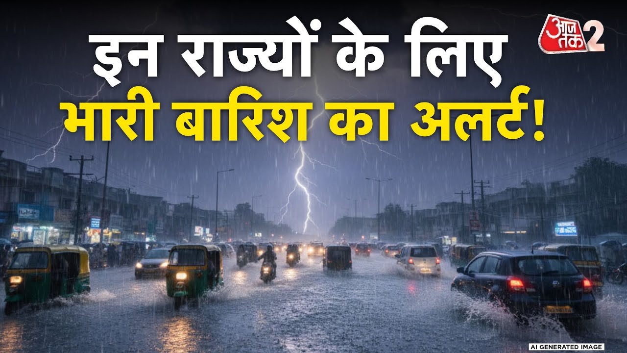 Weather Update Today: फिर आई भयंकर बारिश और तूफान! जाने अपने शहर का मौसम